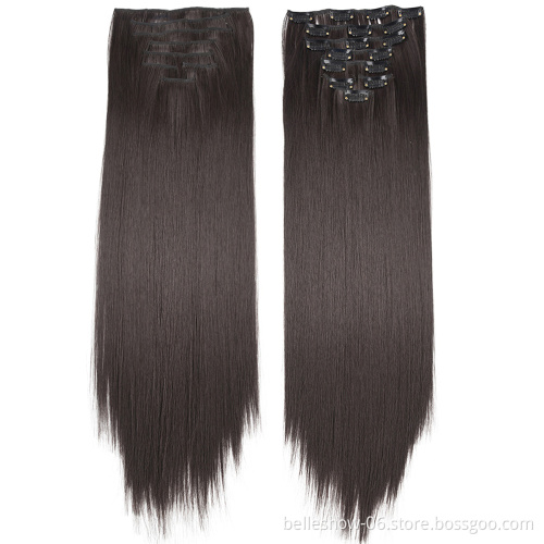 Xin Si wholesale hair extensions clip in hair extensions blonde hair  silky straight hair extensions
